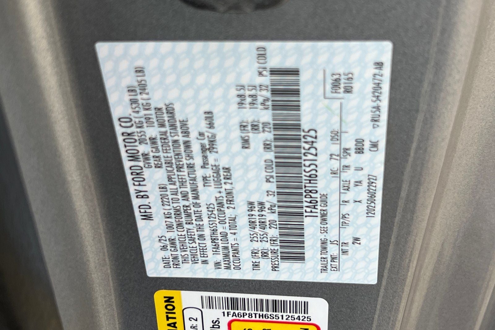 2025 Ford Mustang EcoBoost