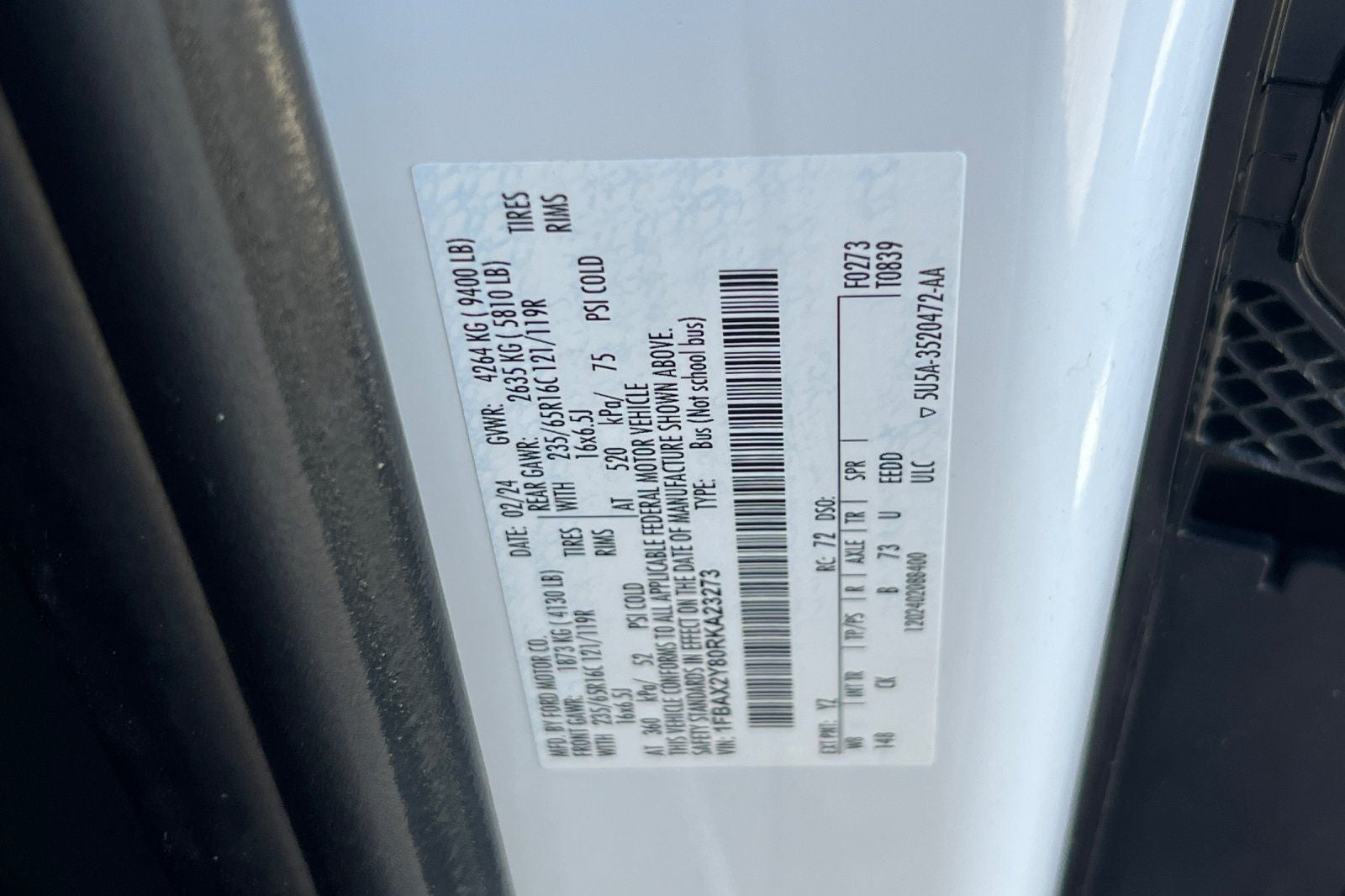 2024 Ford Transit-350 XLT