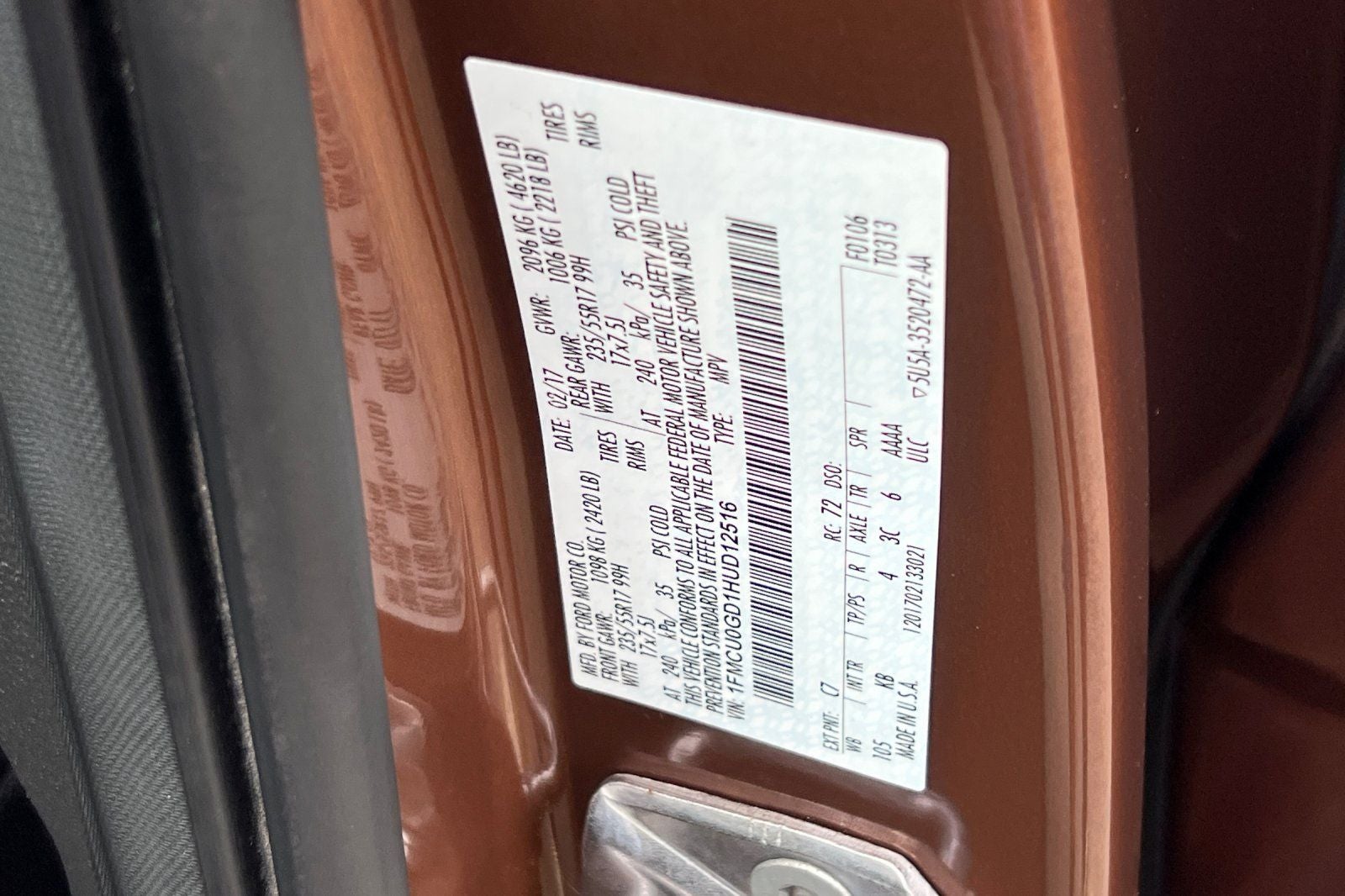 2017 Ford Escape SE