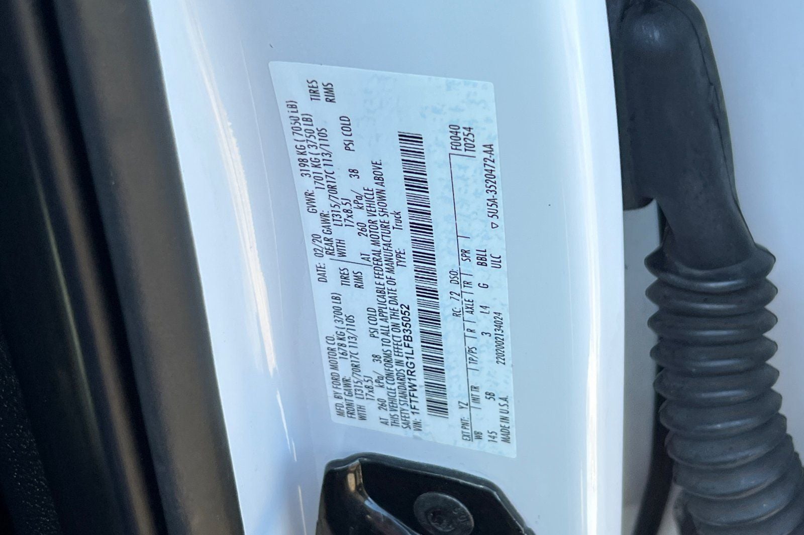 2020 Ford F-150 Raptor