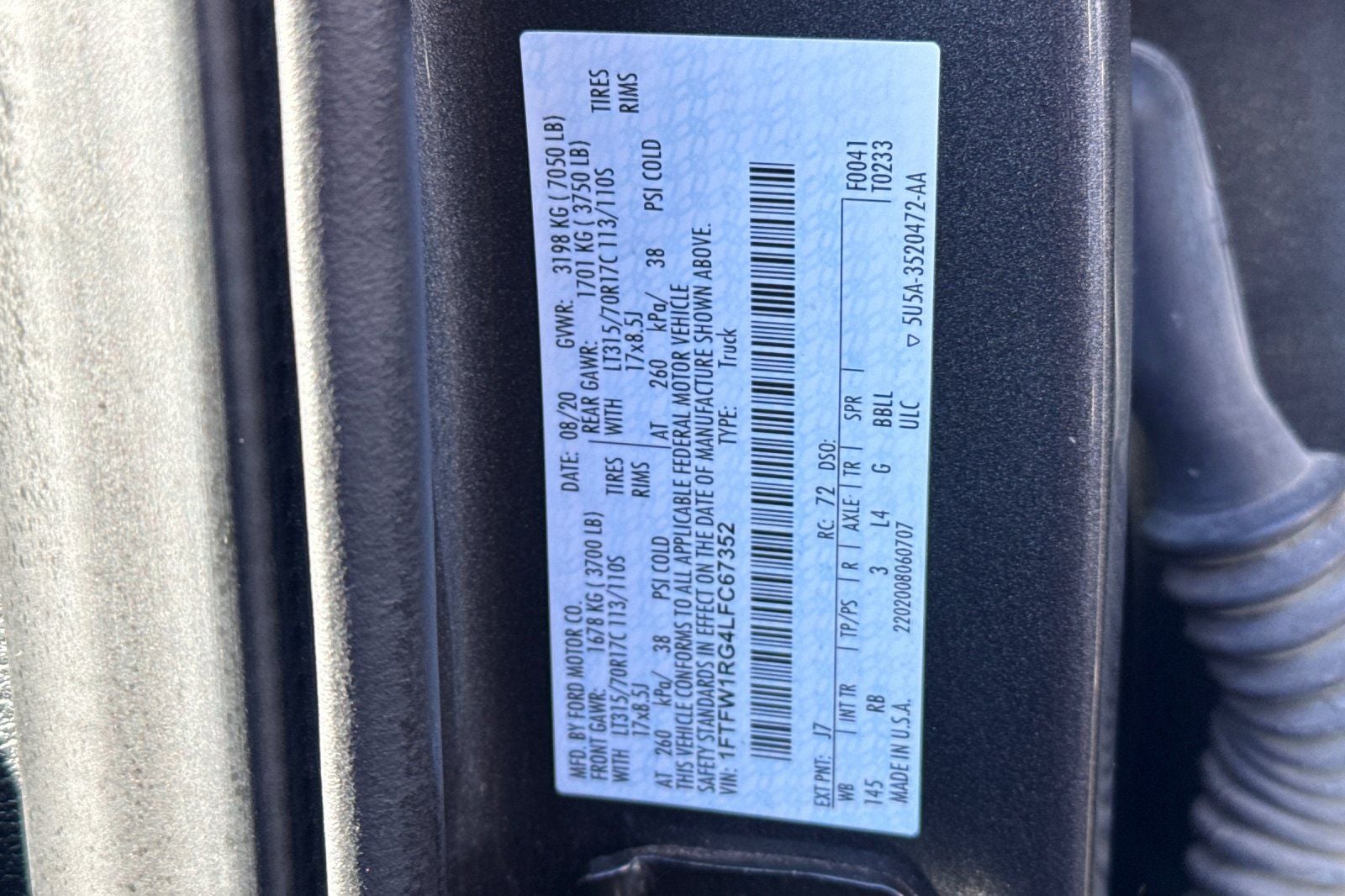 2020 Ford F-150 Raptor