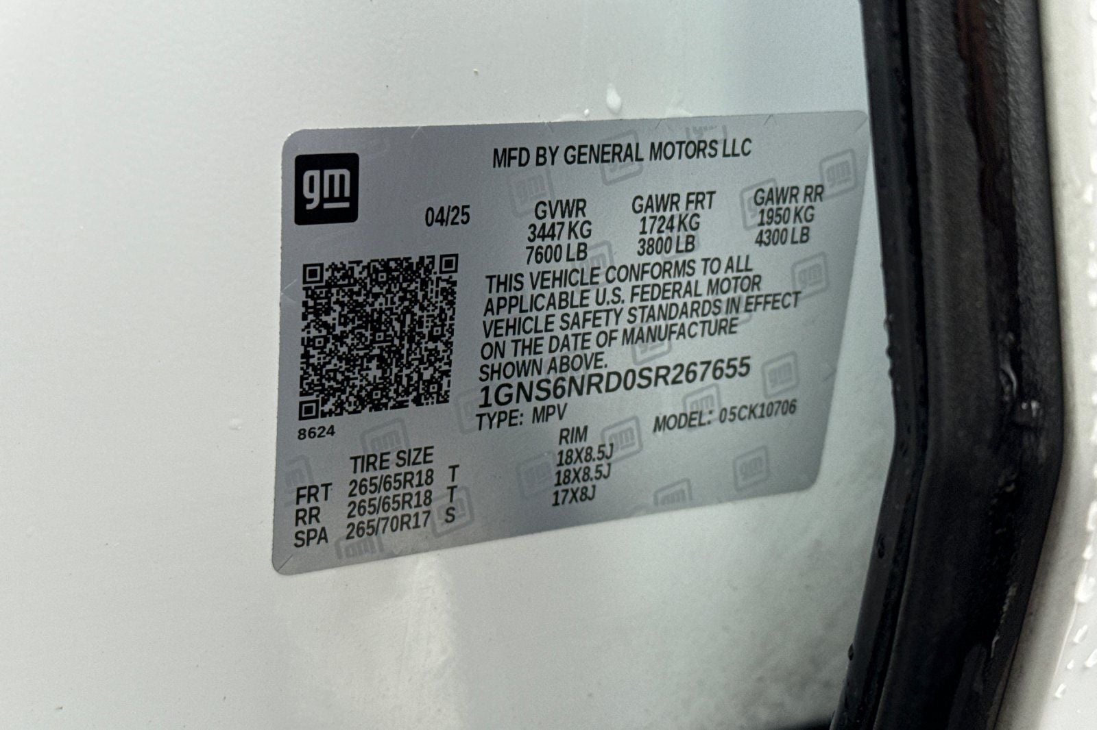 2025 Chevrolet Tahoe LT