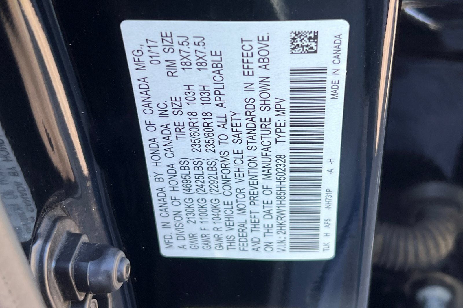 2017 Honda CR-V EX-L