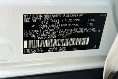 2020 Toyota RAV4 Hybrid XLE
