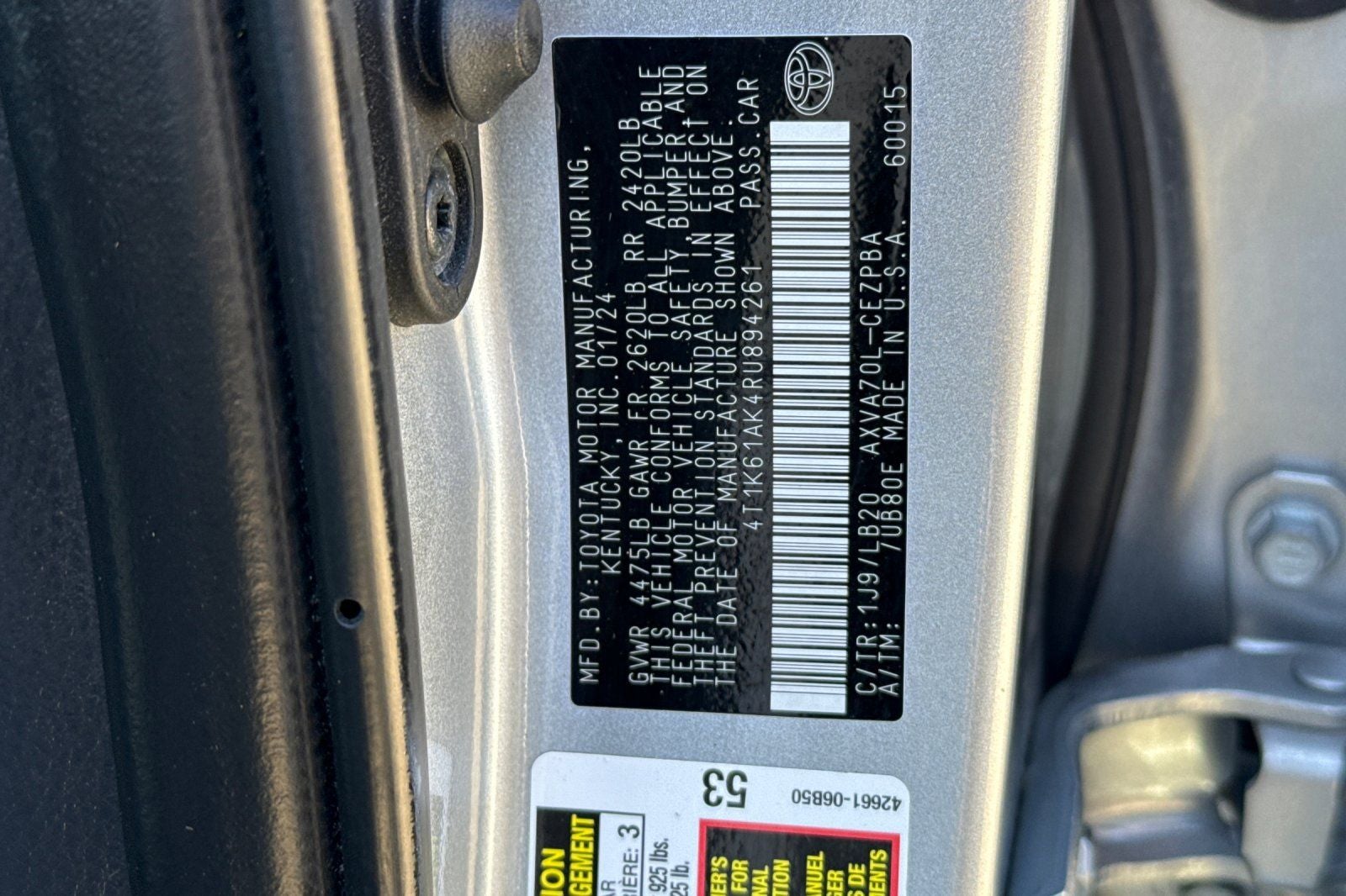 2024 Toyota Camry XSE