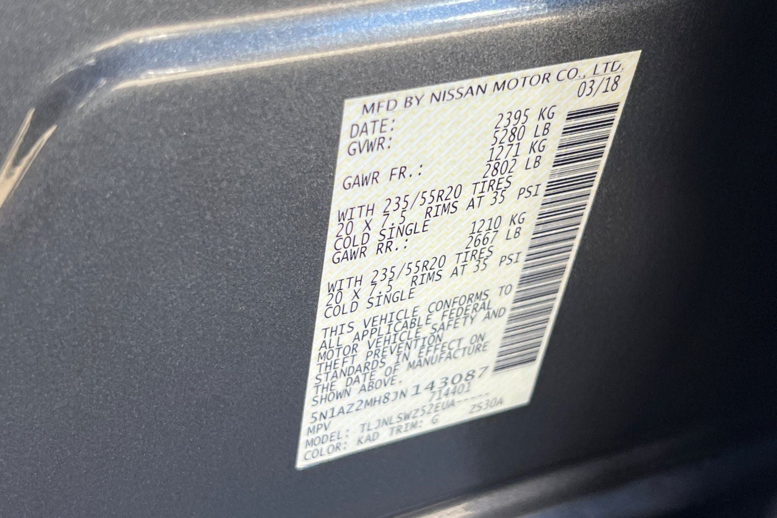 2018 Nissan Murano Platinum