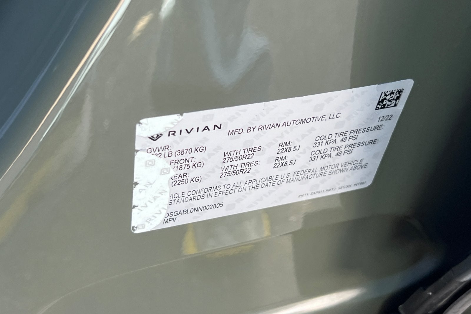 2022 Rivian R1S Launch Edition