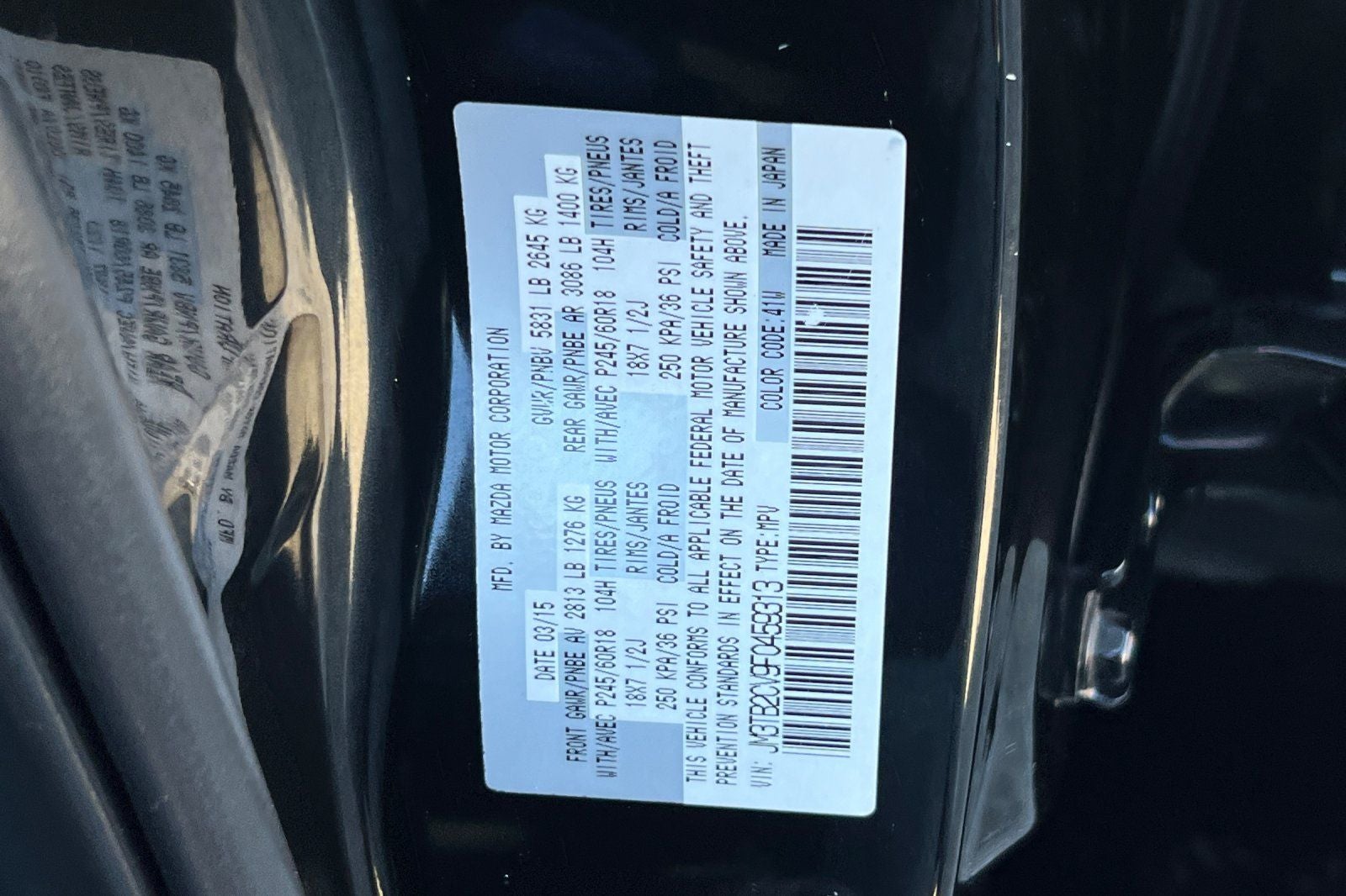 2015 Mazda Mazda CX-9 Touring