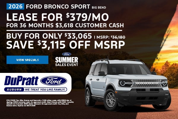 2026 Ford Bronco Sport