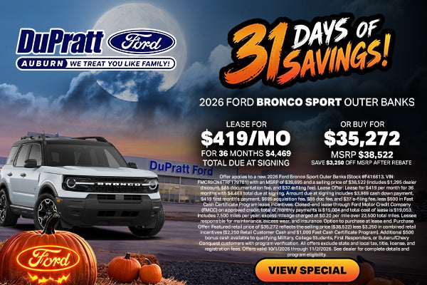 October Specials