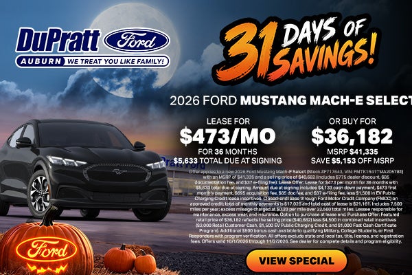 October Specials